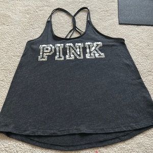 Victorias Secret PINK BLING spaghetti strap top